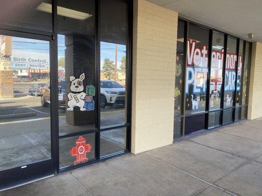 Friendly staff and cute window