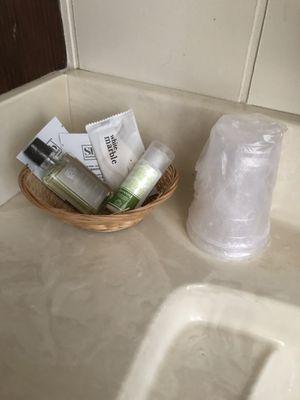 Minimal and cheap toiletries