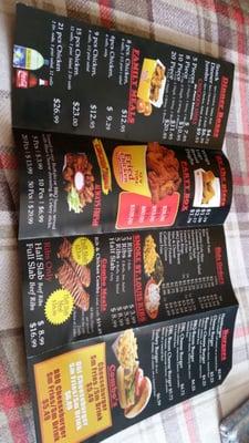 Inside menu