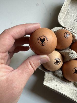 Custom egg stamp