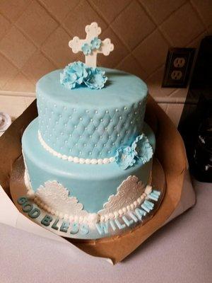 Christening cake