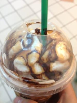 Java chip with caramel drizzle :)