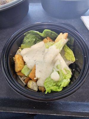 itty bitty caesar side salad