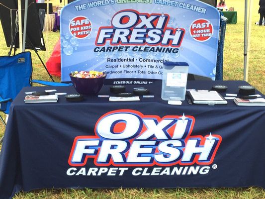 The Oxi Fresh booth