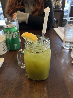 Iced green tea