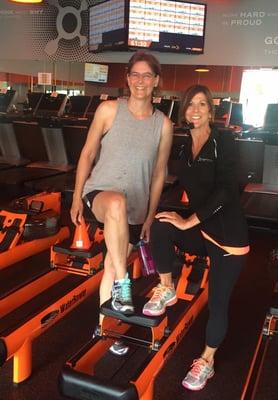 Great work from Ann Dilcher who set a PR on the rower pulling 251 watts in Trainer Jolie's class!