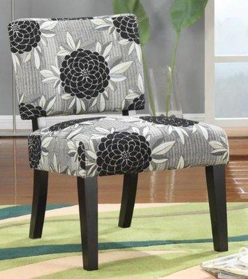 Floral Accent Chair