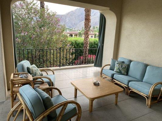 Seating Area Outside Bishop House