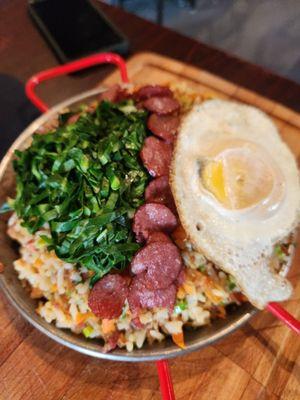 Fried rice dish