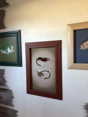 Fishing decor in our suite