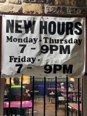 Now open late!