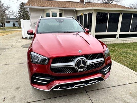 2023 GLE 350 4 Matic  Escort ZW5 Laser Shifter. Alpine 900W Amp & 2 Type R 12" Subs installed by Kevin.