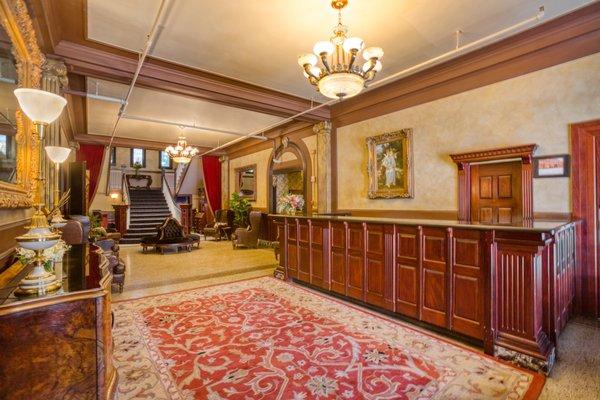 Hotel Lobby and Front Desk