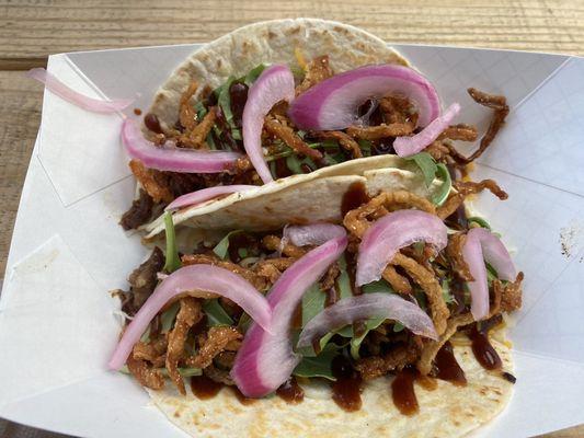 Pulled pork tacos