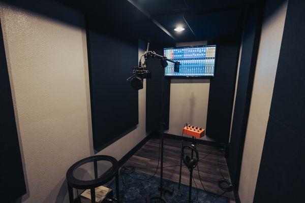 Control Room 1 Vocal Booth