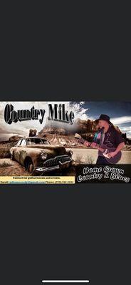 Country Mike singing country classics and blues Saturday nights from 5-7pm