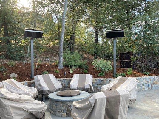 Our Bromic Platinum 500 heaters look great and help keep us warm on our patio on those cool winter nights!