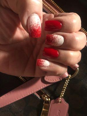 My Christmas nails!