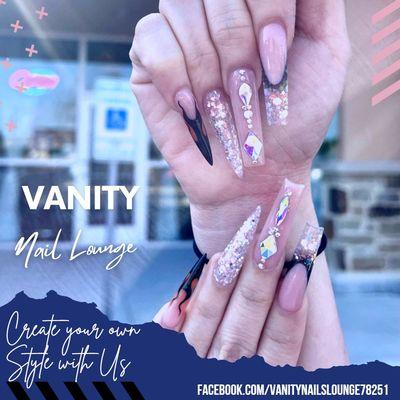 Keep the smile, think of joy, hold the laugh, life is beautiful.
Welcome to Vanity Nail Lounge