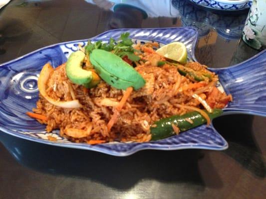 Jalapeno Fried Rice with chicken