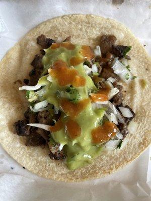 Taco de asada