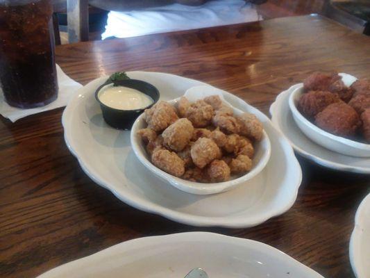 Fried gator bites