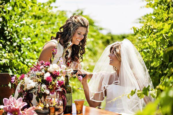 Bridal hair and updo's