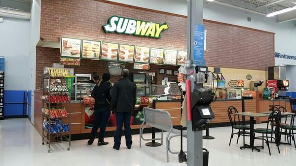 Storefront inside the Falmouth Walmart