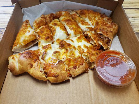 Chicken parm calzone