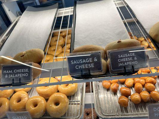 The Donut Run kolaches... these are only a few of what they have and they keep plenty in the back, ready to go!