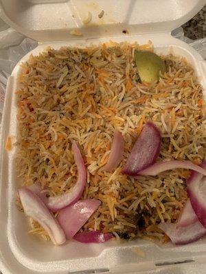 Chicken biriyani