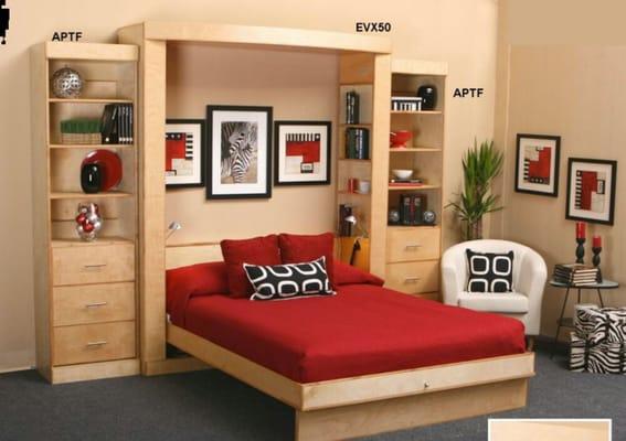 Wall beds - Solid wood - Made in USA