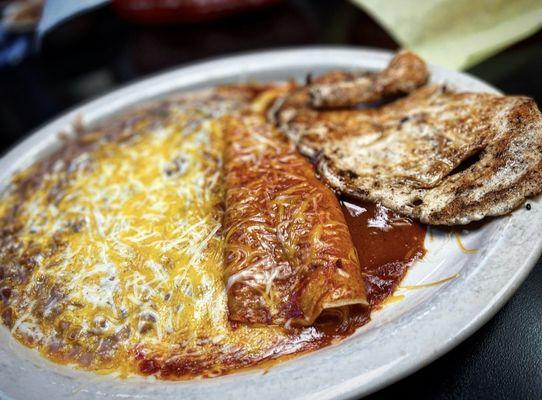 The #4 Maya-Cheese Enchilada and Grilled Chicken Breast