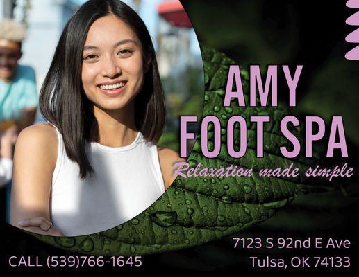 #AmyFootSPA #DeepTissueMassage #NewTherapist #RelaxAndRejuvenate