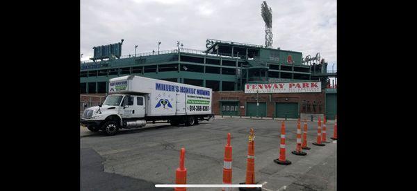 Making a delivery for the Red Sox(let's go Mets)!