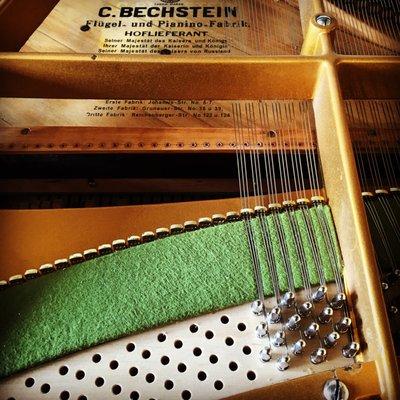 1889 C. Bechstein A - restringing in process.