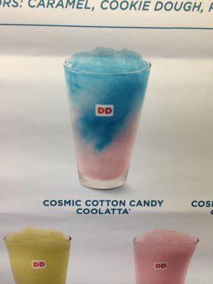 What a cosmic cotton candy coolatta should look like