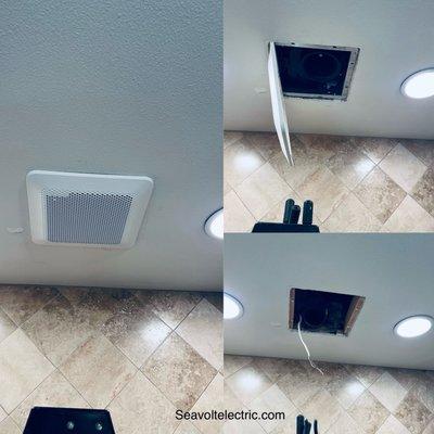 Bathroom exhaust fan replacement