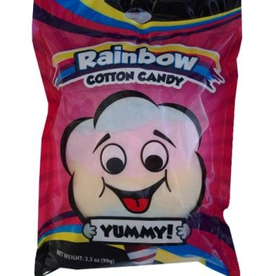 3.5oz Rainbow Cotton Candy