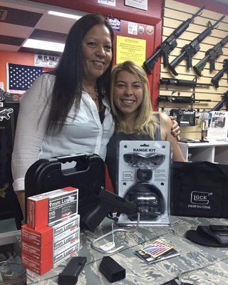 Congratulations to Mrs. Diana Carratala, Winner of our "Start the New Years Right" Raffle of a Glock 43 & Range Kit.