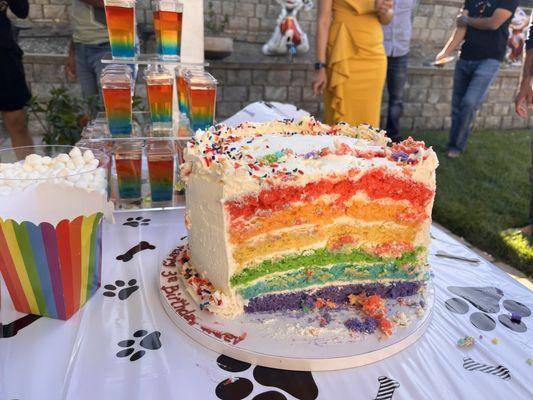 Rainbow cake