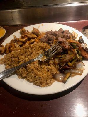 Hibachi Steak & Chicken