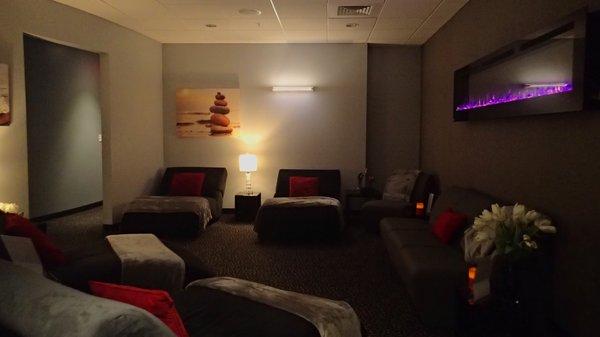 Our beautiful relaxation room