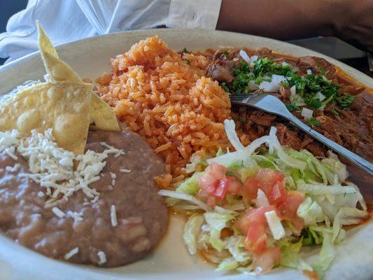 Birria plate