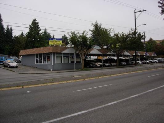 Right on corner of Aurora Ave. N & 81st (Greenlake)