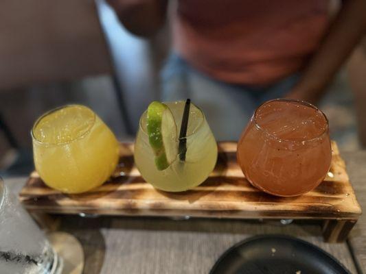 On the rocks Margarita flight