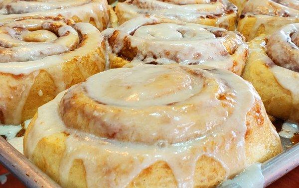 Delicious cinnamon rolls