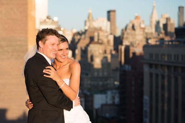 Rooftop Wedding in NYC
 Michael Ostuni Images
 NYC Photographer