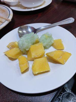 Some of the Mango with Sticky Rice