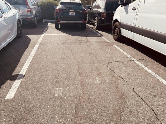 Parking spot for employees